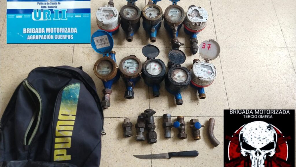 Detenido Con Una Gran Cantidad De Medidores De Agua Y Pedido De Captura